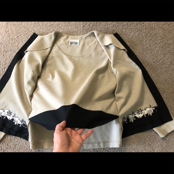 Karl’s Korner Blazer & Top Sz L 🌸Embroidered - Picture 7 of 13